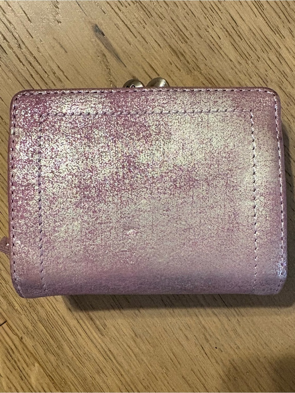 Hobo Metallic Pink/Purple Compact Women's Wallet - Picture 1 of 5
